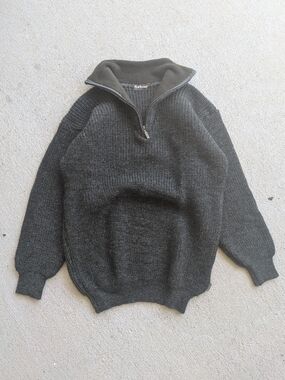 Vintage Barbour Tyne Zip Neck Sweater
